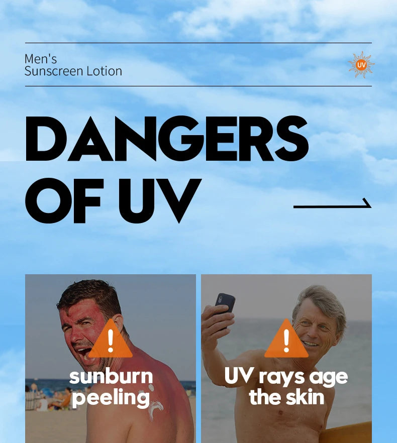 SADOER Men's Skin Care Sets Moisturizing Face Cream Facial Mask Lip Balm Sunscreen Cleanser Eye Cream Men Skin Care Kit