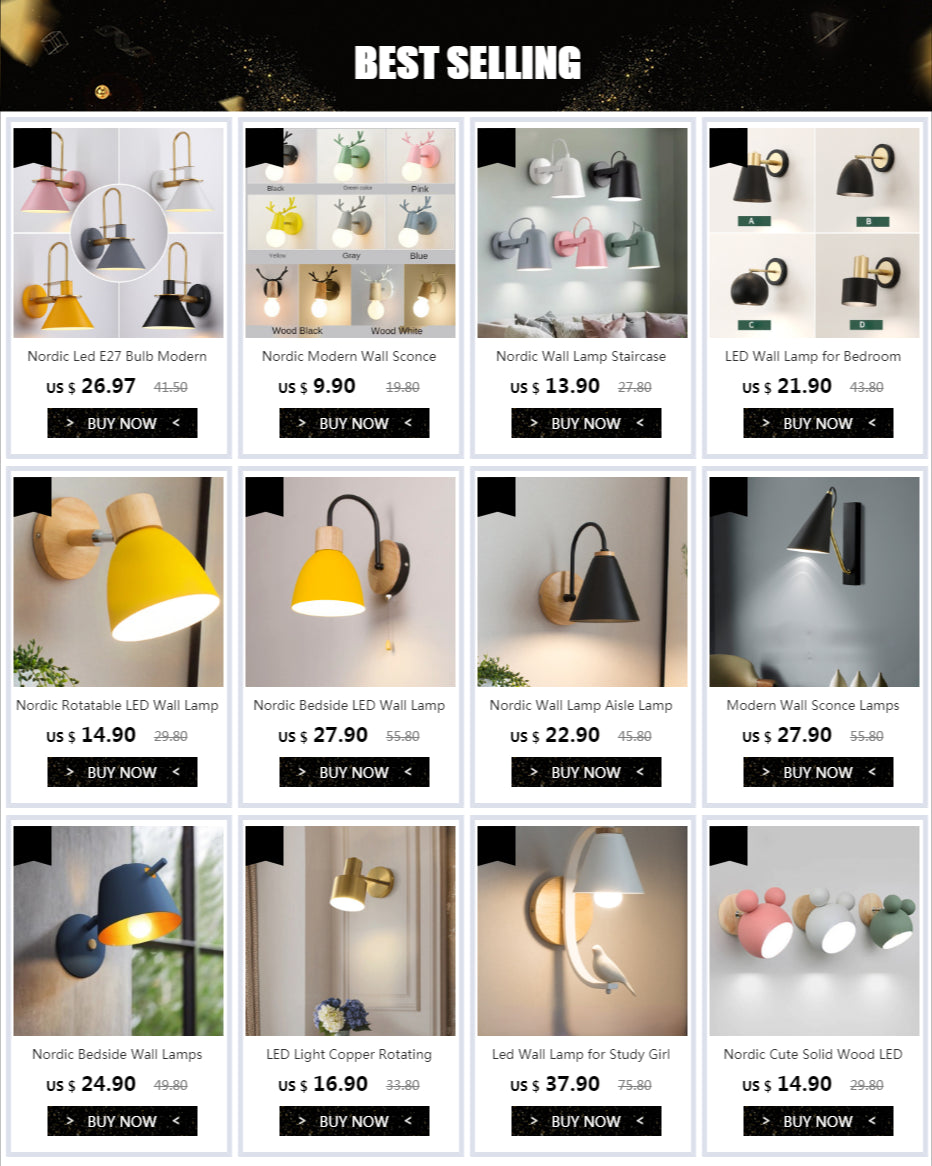 LED Bedside Wall Lamp Bedroom Living Room Modern Minimalist Balcony Aisle Nordic Reading Light Background Interior Wall Light