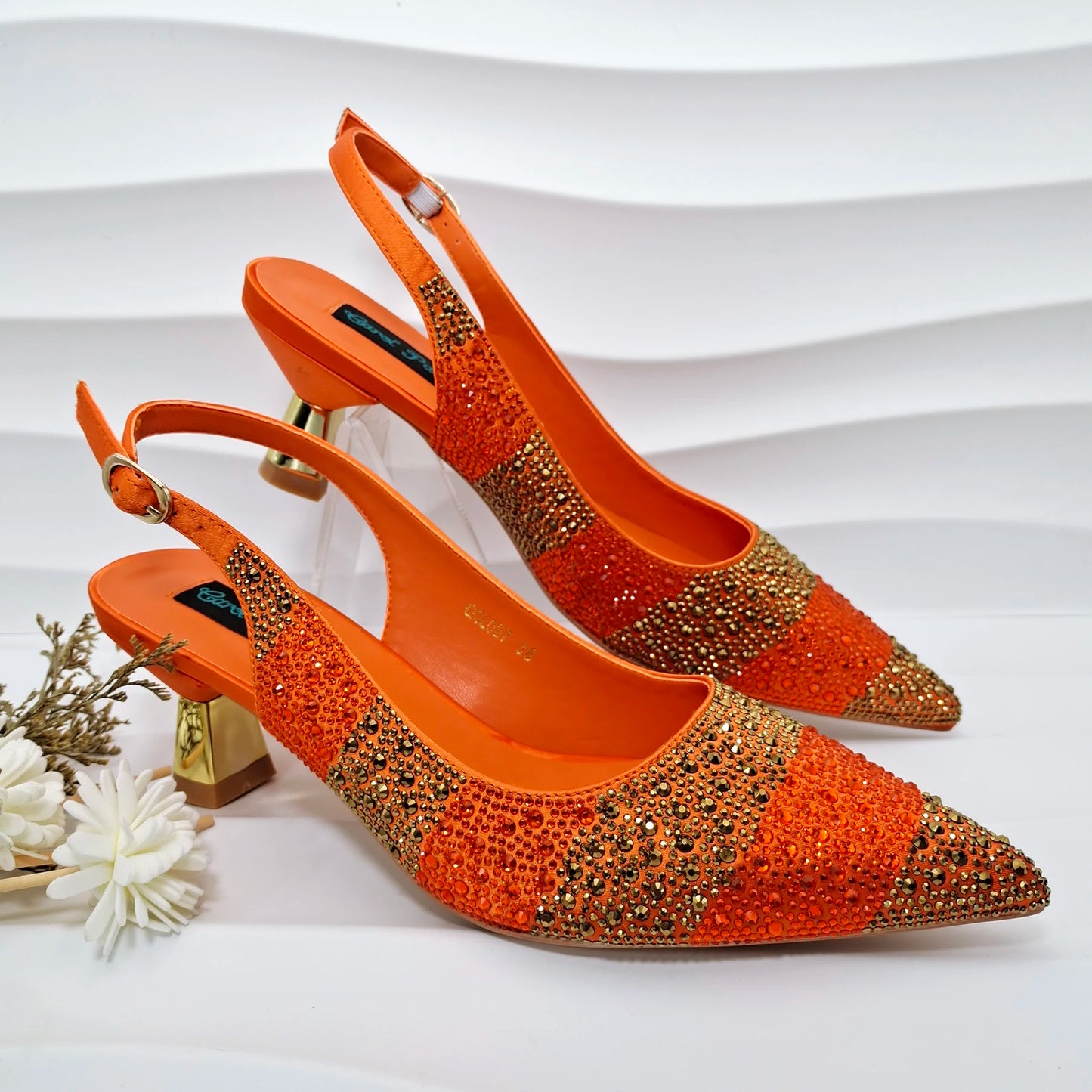 New Italian Design Stylish And Elegant Sky Blue Rhinestone Embellished Satin Pointy Toe Pumps And Clutch Bag