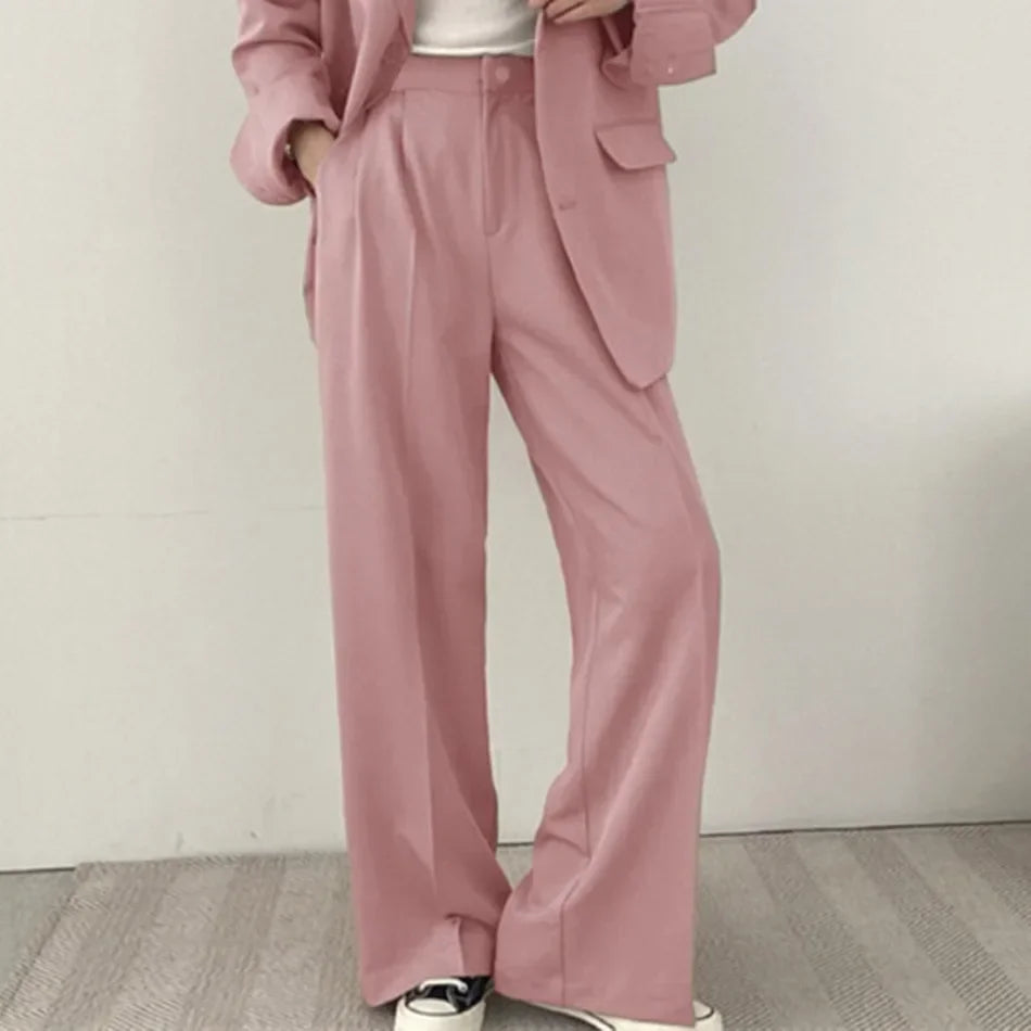 Fashion 2 Piece Sets Women Outfits Spring Autumn New in Korean Pants Sets Commuter Elegant Suit Coat 2 Piece Sets Women Jacket SwiftNest