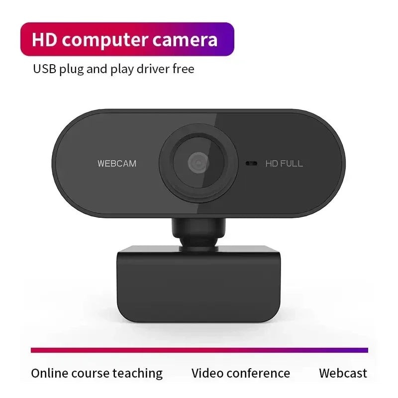 Camera 1080P HD Computer USB Camera With Built In Microphone For Work Tripod Network Web Camера