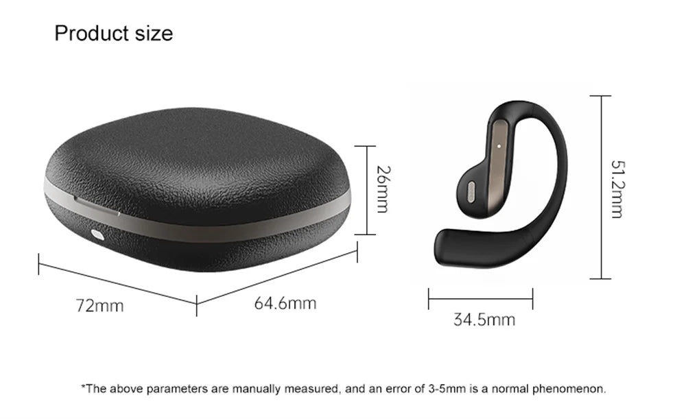 Smart Translation Headsets 144 Languages Real Time Translator Earbuds Wireless Bluetooth Headphones For Travel Business Learning