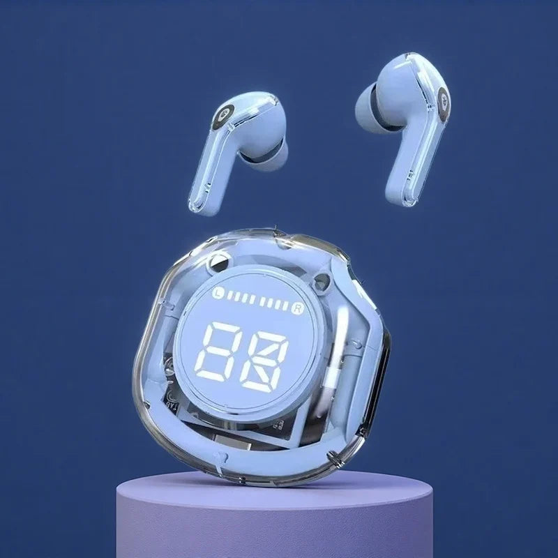 Wireless Bluetooth Headset Wireless Bluetooth Headphones LED Power Digital Display Stereo Wireless Earphones for smartphones