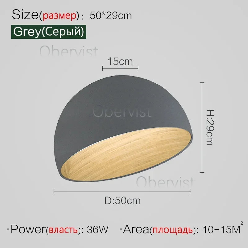 Bedroom Lamp Ceiling Lamp Creative Inclined Ceiling Room Light Personality Modern Minimalist Wood Grain Study Lamp Owner