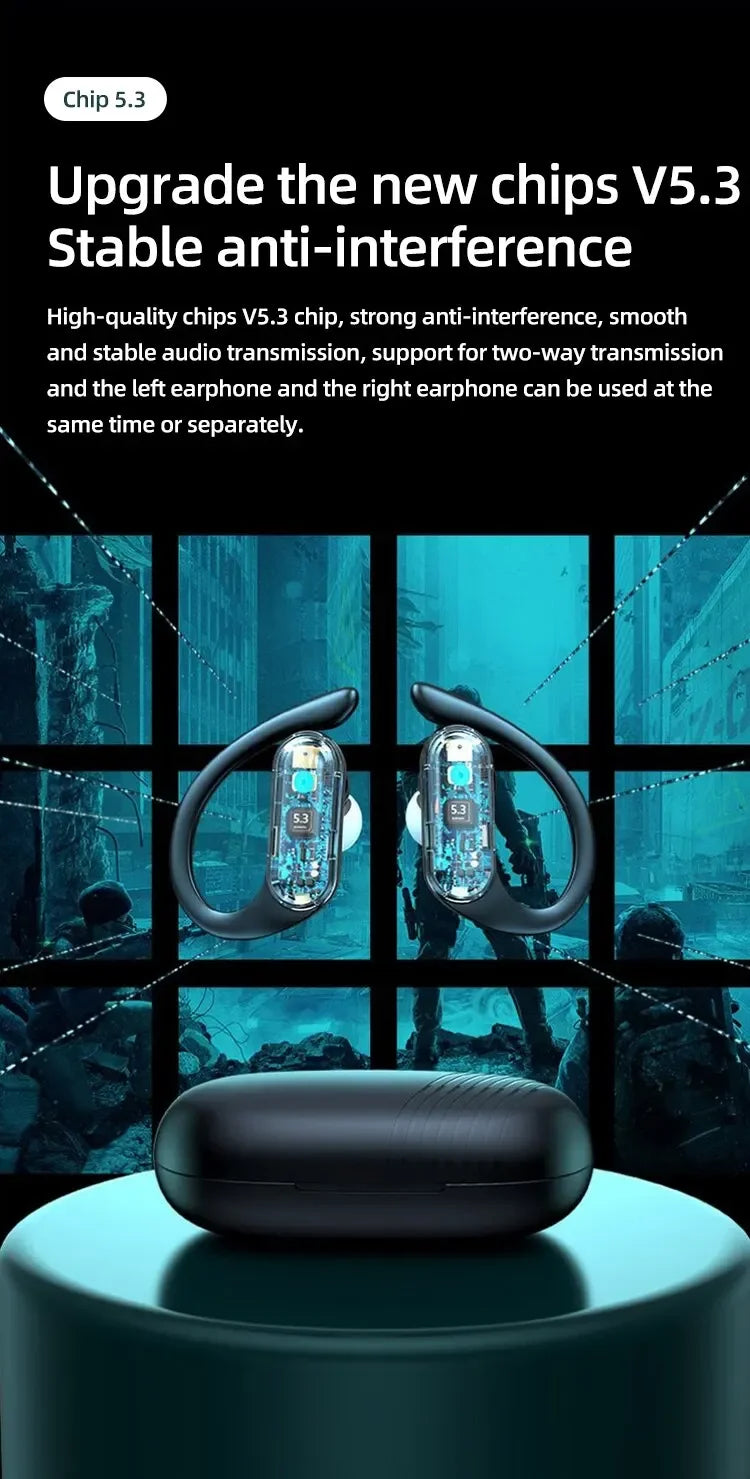 A520 Wireless Bluetooth Headset High Quality Earplugs Anti-Sweat Touch Light Mini  HD Sound Quality Stereo Universal Headset