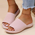 Women Sandals Elastic Force Slippers For Summer Shoes Women Flat Sandals Lightweight Summer Sandals Women's Footwear Female
