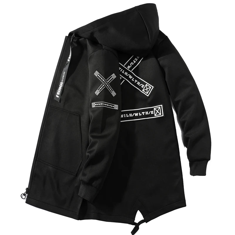 جاكيت رجالي موضة ربيع خريف ملابس الشارع الكاجوال جاكيت بغطاء للرأس ملابس رجالية جاكيت بومبر معطف رجالي مقاوم للرياح ملابس خارجية للرجال