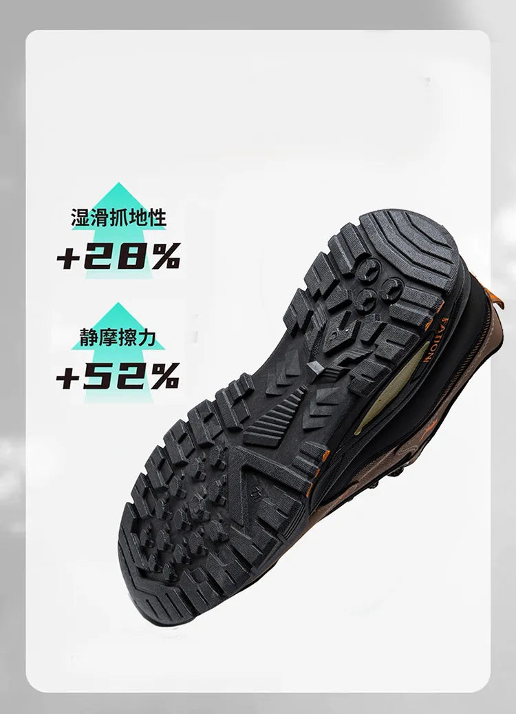 Men's sports and casual outdoor hiking and mountaineering shoes are anti-slip, wear-resistant, comfortable and breathable