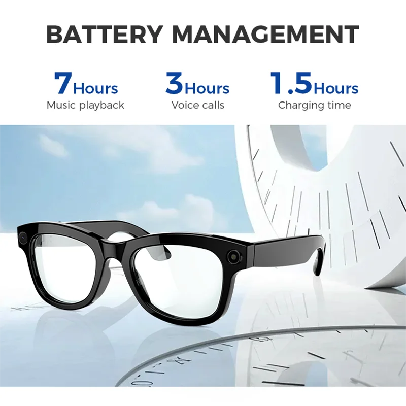 New Technology Bluetooth Call Smart Glasses 2025 Video Recording Camera Sunglasses VR Headset AI Translation Lens for Man Woman