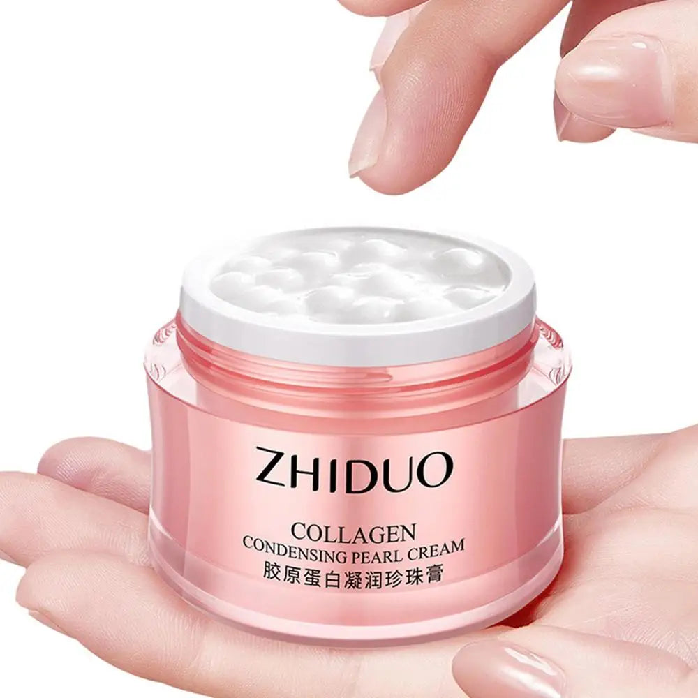 Collagen Moisturizing Pearl Cream Facial Moisturizer Face Care Product Deep Moisturizing Skin Softening Moisturizing Cream