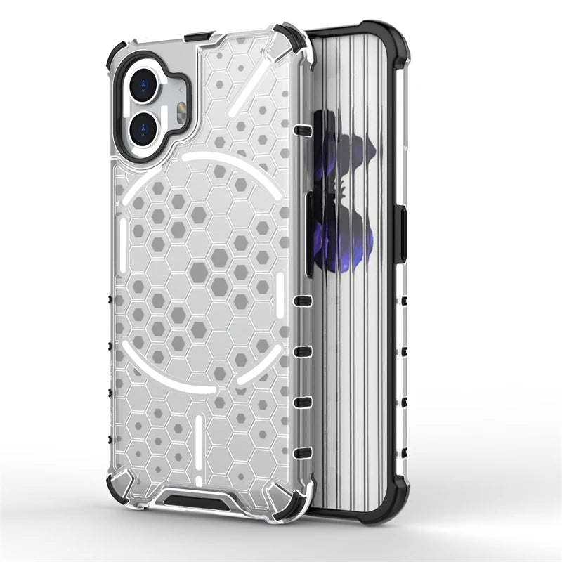 Shockproof Case for Nothing Phone 2 Cover Nothing Phone 2 Capas Transparent Bumper Honeycomb Clear Fundas Nothing Phone 2 (2)