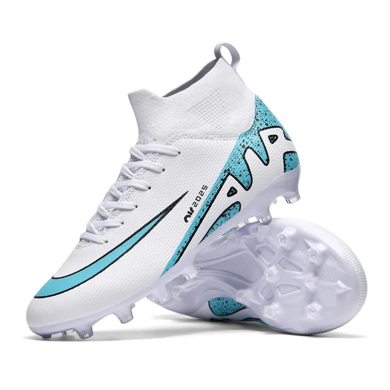 Indoor Competition Football Shoes Outdoor Grass Anti Slip Sports Shoes Light Breathable Casual Shoes Traning Sneakers Teenagers