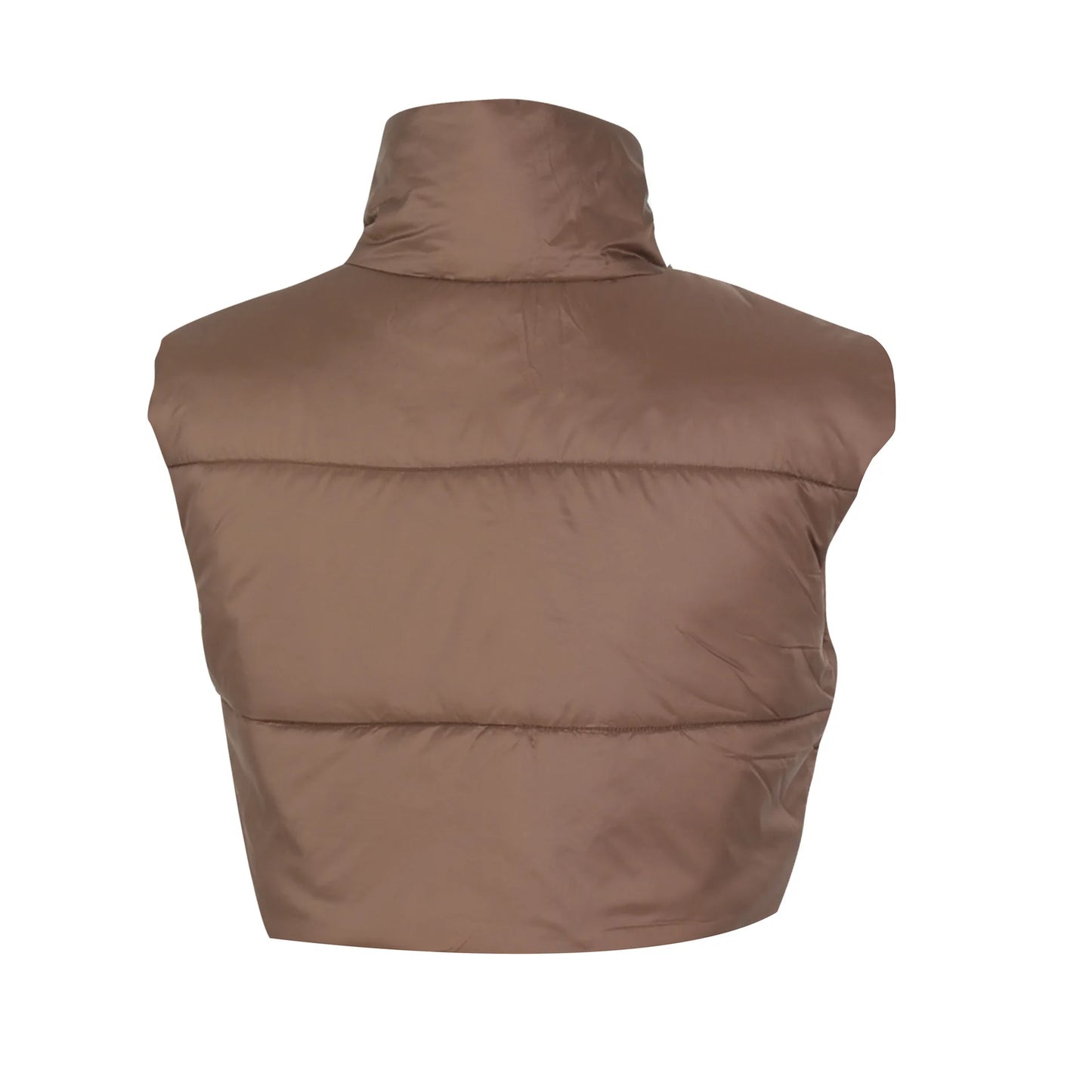 Women's Winter Vest Fashion Faux Leather Padded Jacket Coat Vintage PU Black And White Female Short Waistcoat Chic Clothes Tops