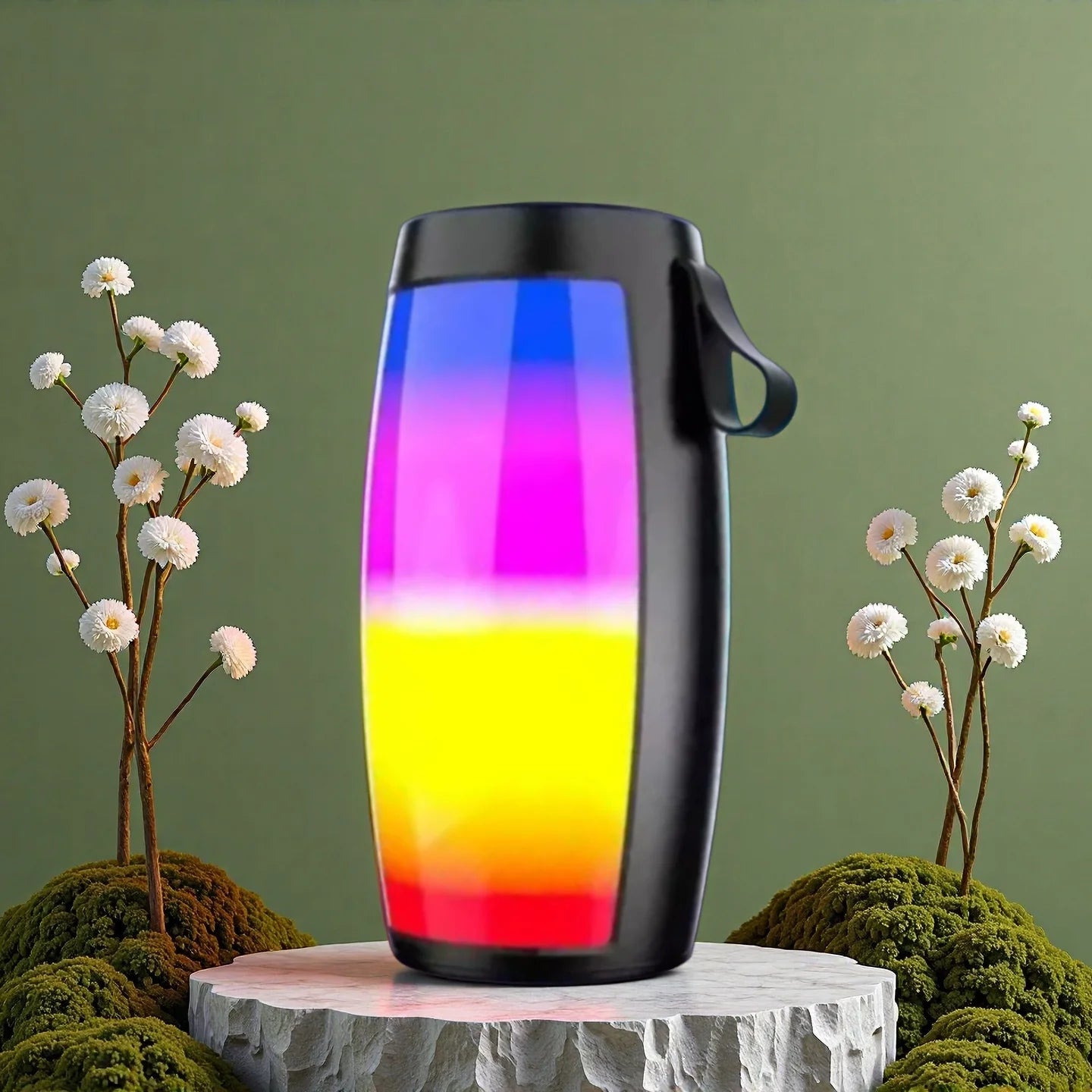 Bluetooth Speaker Outdoor Stereo Playback Fm Voice Broadcasting Dual Speaker Bluetooth 5.3 Portable Subwoofer Wireless Speaker