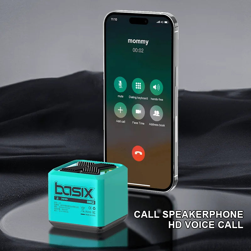 wireless bluetooth Speaker Mini Portable speaker with Stereo Pairing Hands-Free Call for Travel Outdoor Wireless BT Speakers