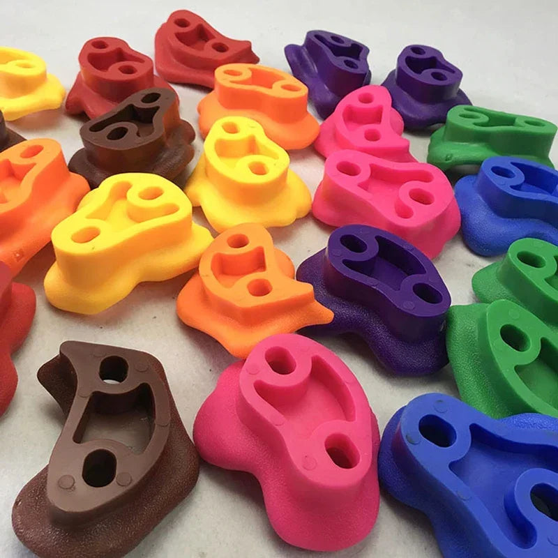 Toys For Children Kids Rock Climbing Wall Holds Games Children Wood Wall Climbing Stones Toys Child Playground Outdoor Playset