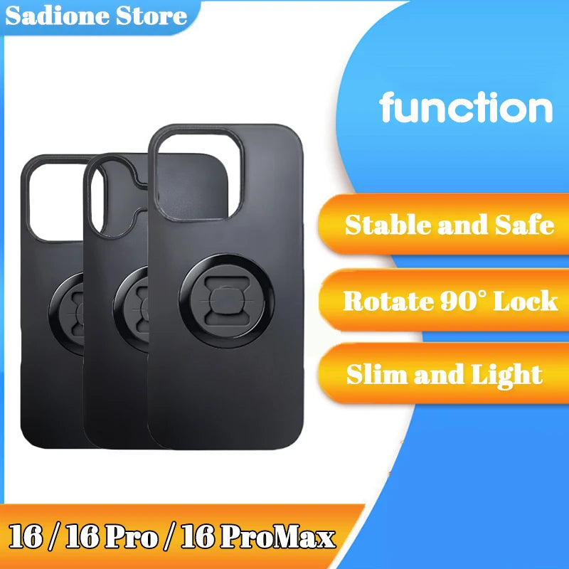 Mobile Phone Cover For Iphone 16＆16 Pro ＆16ProMax Interface Cellphone Case Motorcycle Phone Shell Guard Handset Protector