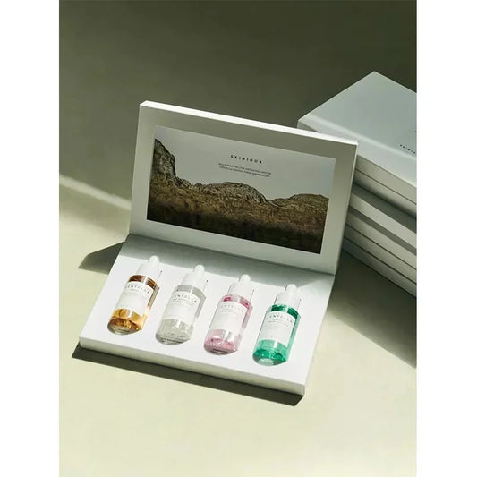 مجموعة العناية بالوجه من Centella Asiatica Essence، مجموعة سفر بأربعة ألوان، مجموعة العناية بالبشرة Angel، 30 مل