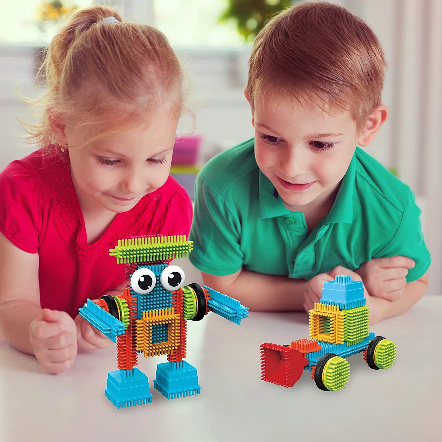 DIY Building Block Toys Children's Educational Modeling Bricks for Toddler Interactive Parent-Child Assembly Toys for Kids Gifts