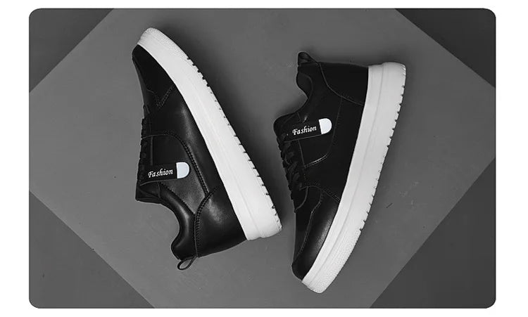 Fashion Men Casual Shoes Men Low Cut Sneakers Breathable Height Increasing Shoes 6/8/10CM Thick Sole Hard-Wearing Male Footwear