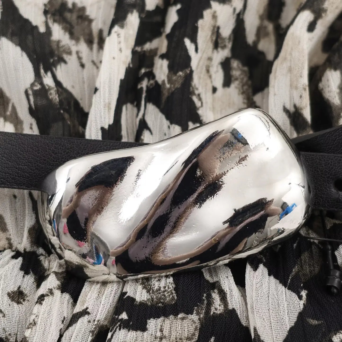 Women Fashion Printed Dress With Belt female Mini Dress Ruffles Short Dresses lady V-neck Long Sleeve Dress Elegant Party Dress