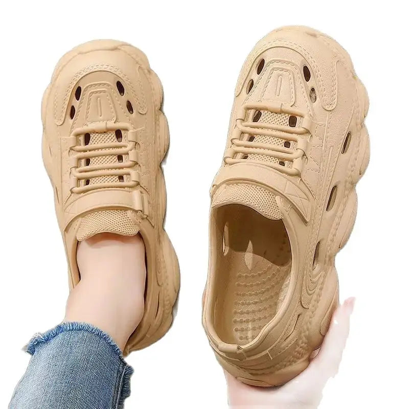 Outdoor Sports Slippers for Men and Women, Thick-Soled Eva Non-Slip Breathable Clogs, Fishing Beach Sandals for Men and Women, Couples