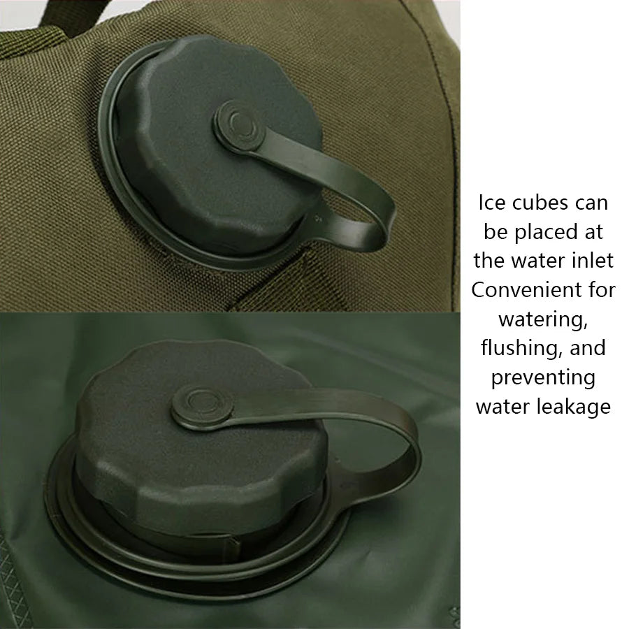 Sports backpack with 3L waterproof water bladder, suitable for running, jogging and cycling