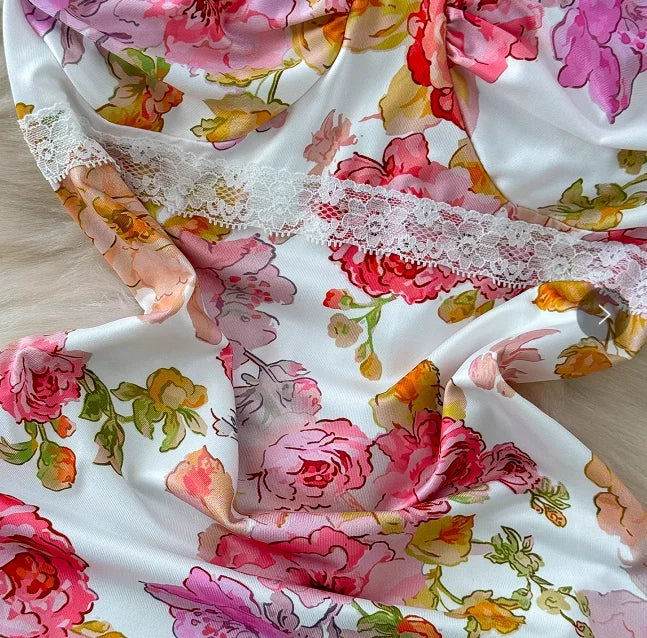 Women's Clothing Summer Fashion New Fashion Printed Slim Sexy Backless Sling Dress