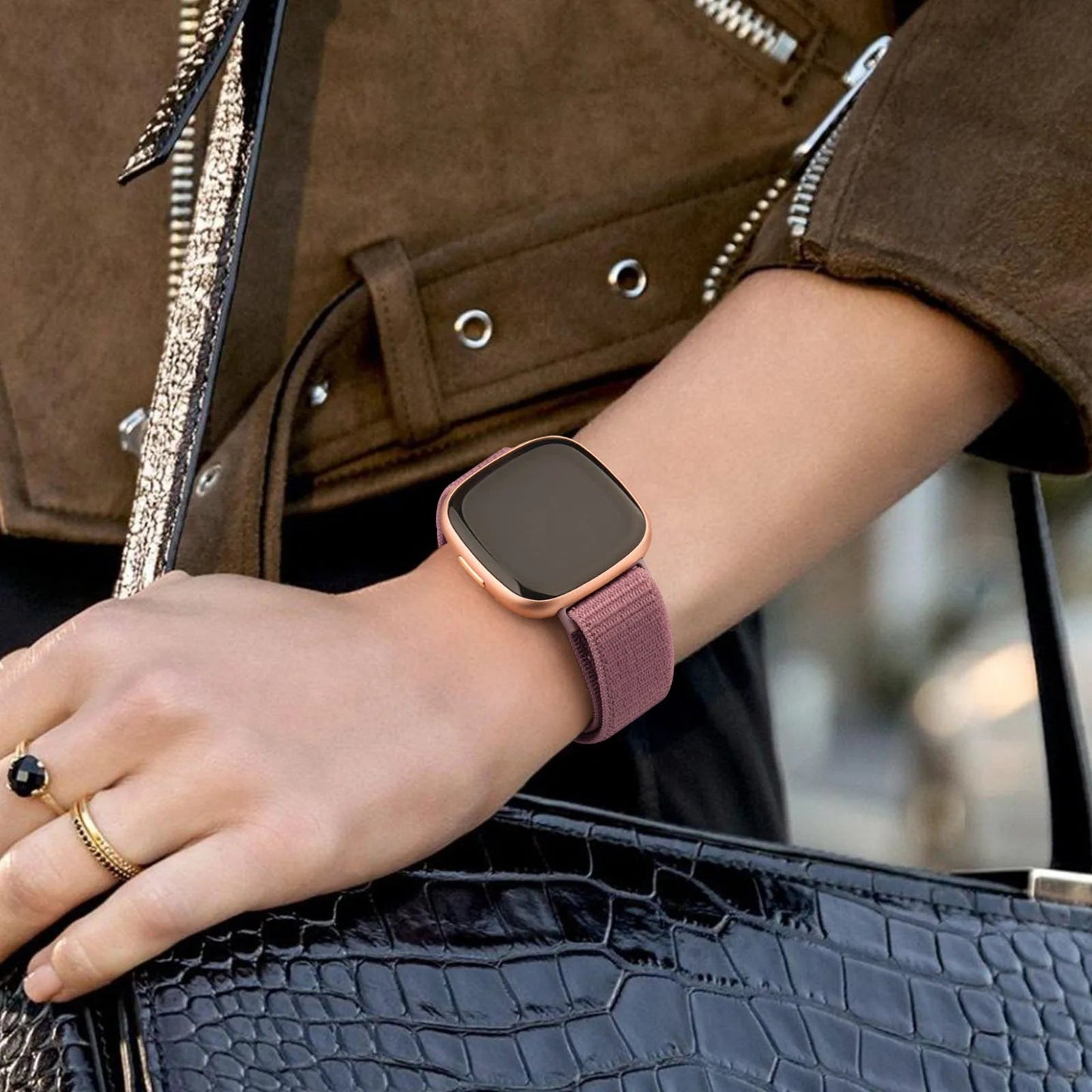 Nylon Watch Band For Fitbit Versa 3/Versa 4/Sense/Sense 2 Strap Sport Bracelet Wristband replacment For Fitbit Sense Smart watch SwiftNest