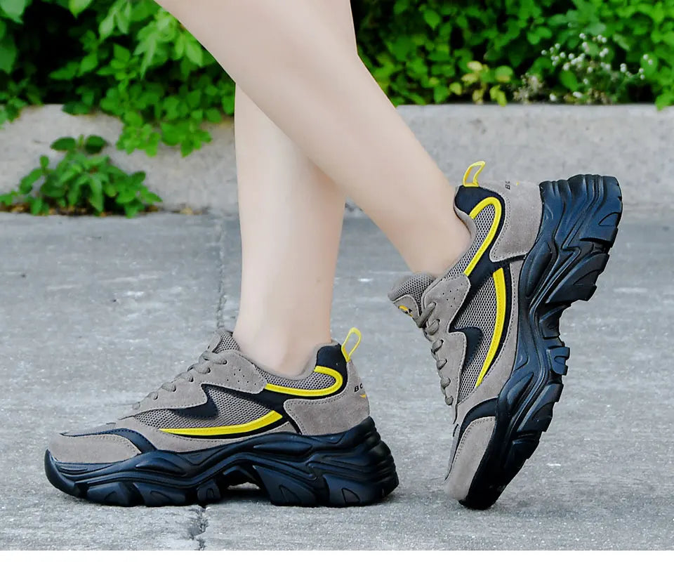 BONA 2023 New Designers Breathable Outdoor Light Weight Sneakers Women Platform Walking Shoes Ladies Feminino  Mujer