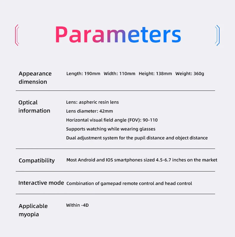 نظارات الواقع الافتراضي ثلاثية الأبعاد، سماعة الواقع الافتراضي، خوذة، عدسات الهاتف، نظارات واقية، أجهزة Viar، الهواتف الذكية الذكية، جهاز عرض الألعاب المحمول، مجموعة الهاتف المحمول