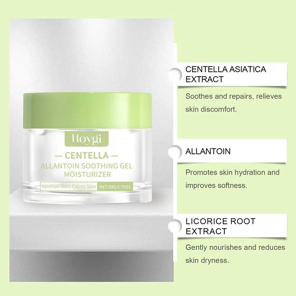 جل سنتيلا اسياتيكا المرطب والمهدئ للوجه، جل ترطيب عميق وإصلاح للعناية بالبشرة للنساء