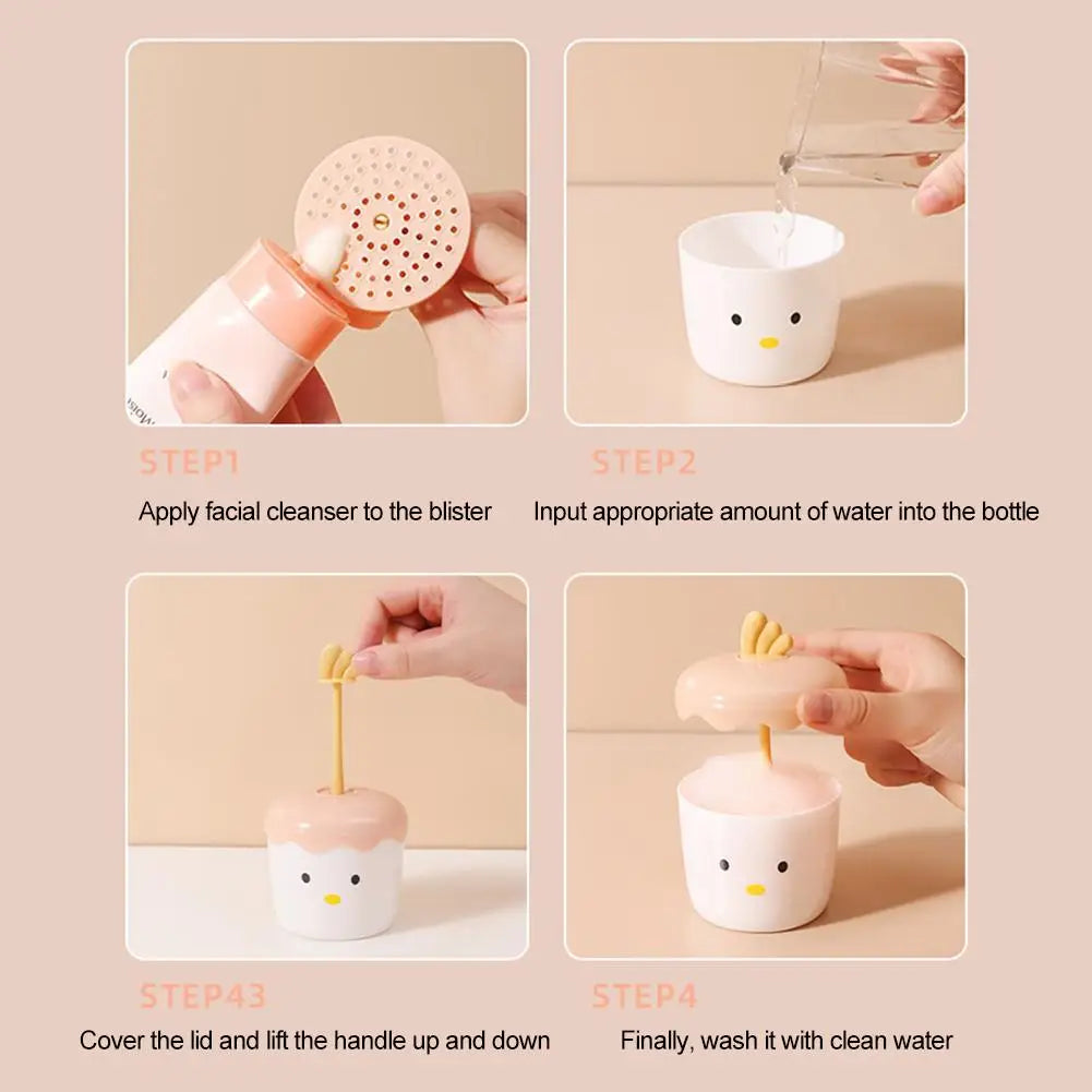 Foam Maker Bubble Skin Care Beauty Face Cleaning Bubble Foamer Device Cleansing Cream Portable Facial Makeup Remover Tool