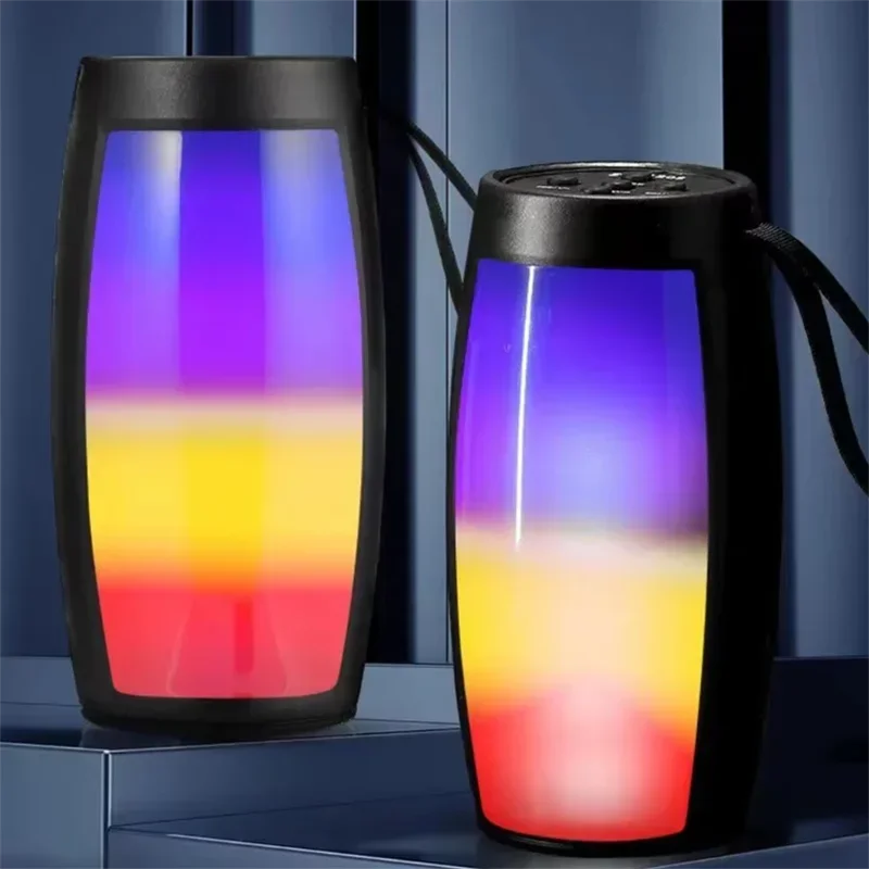 Bluetooth Speaker Outdoor Stereo Playback Fm Voice Broadcasting Dual Speaker Bluetooth 5.3 Portable Subwoofer Wireless Speaker