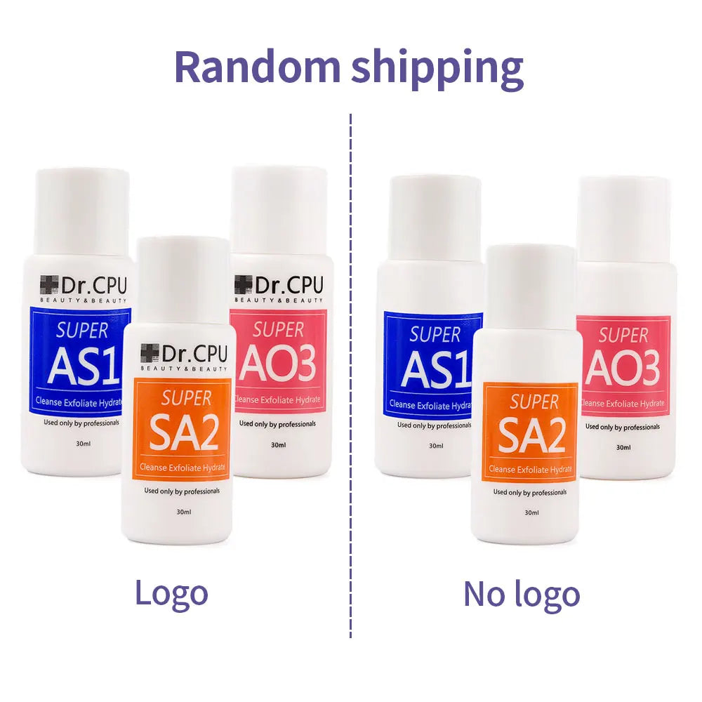 Facial Skincare Solution Face Serum AS1 SA2 AO3 Aqua Peel Solution For Facial Machine Skin Deep Cleaning Serums