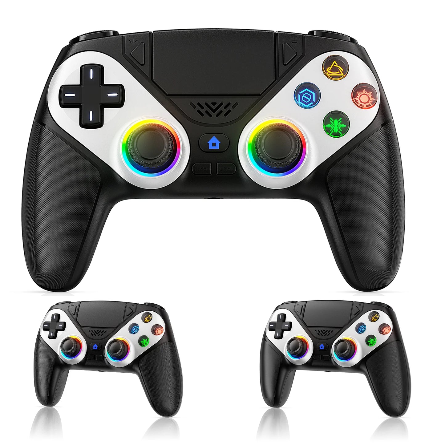 Bluetooth Gamepad For Playstation 5 Wireless Controller PS5 Console Gaming Controller  With Turbo Dual Sense Vibrate Programming