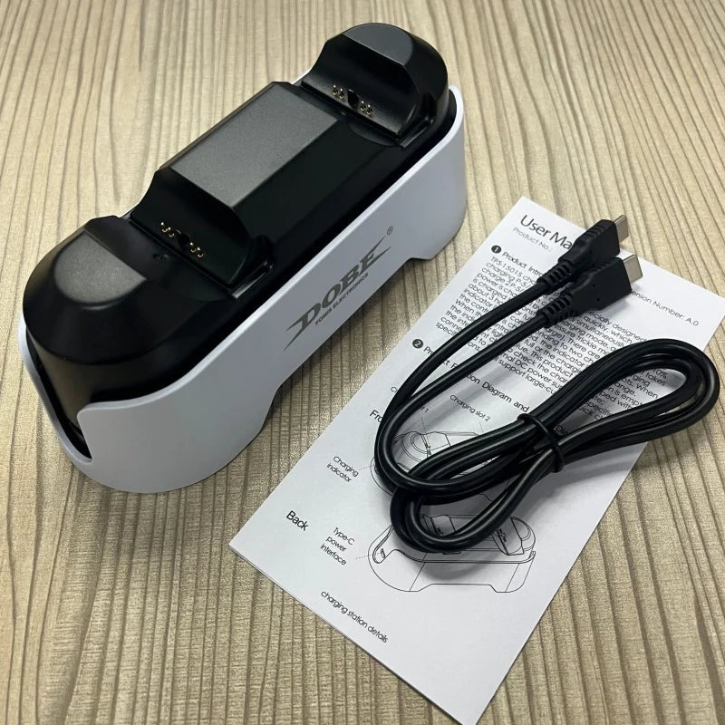 PS5/PS5slim Optical Drive Digital Edition Wireless Gamepad Two-charger P5 Game Controller Fast Charger dock SwiftNest