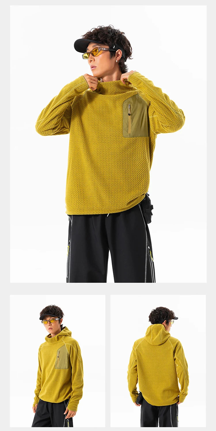 Outdoor Sport Hoodie Men Women Loose Casual Lightweight Warm Pullover Hooded Sweatshirts Couple Autumn Winter Hoody Tops