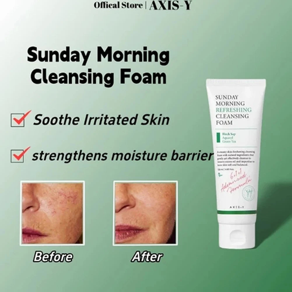 Axis-Y Salicylic Acid Moisturizing Skin Care Series Emulsion Face Cream Cleaning Gel Dark Spot Correcting Glow Serum Skin Care