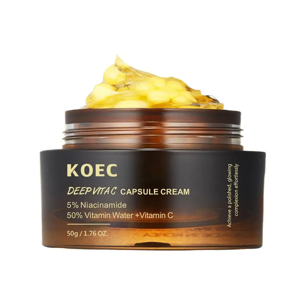 Koec Collagen Capsule Cream Deep Moisturizing Hydrating Strengthening Skin Barrier Long-lasting Nourishing Gentle Skin Care