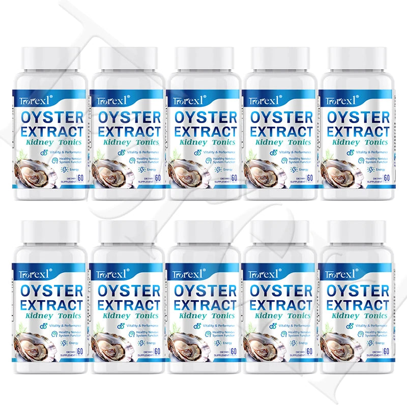 Oyster Extract Zinc Tablets Supports Energy Vigorizante and Wellness, Male Health Enhancing Supplement