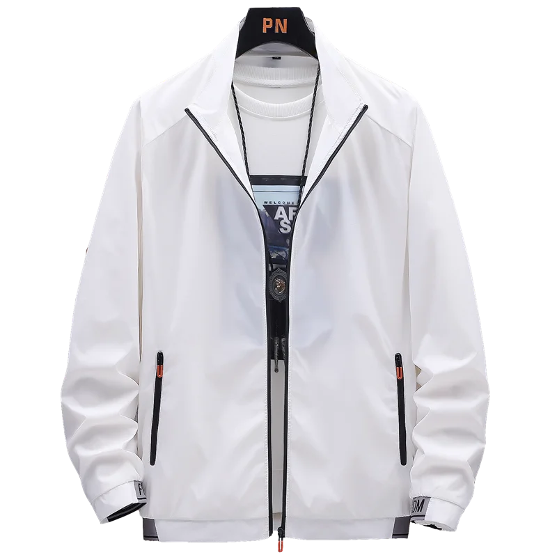 New Sunscreen Coats Men's Breathable Sports Waterproof Jacket Summer UV Protection Outdoor Fishing Skin Clothing