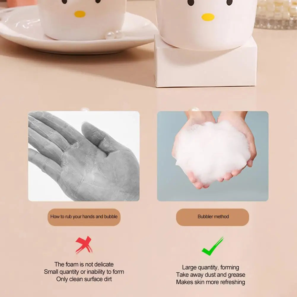 Foam Maker Bubble Skin Care Beauty Face Cleaning Bubble Foamer Device Cleansing Cream Portable Facial Makeup Remover Tool