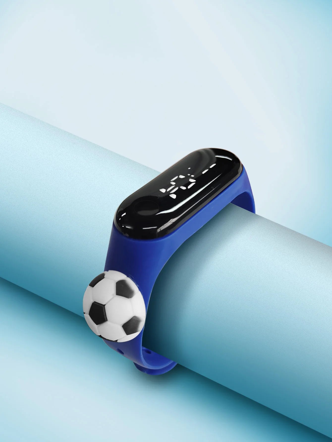 New Children's Outdoor Sports Watch Bracelet Simple Cartoon Football Student Electronic Watch Children's Festival Gift