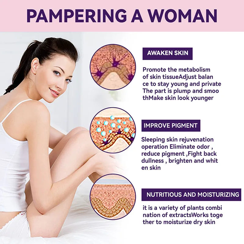 كريم تبييض الجسم للبشرة الداكنة والمناطق الحساسة، جوهر وردي لتفتيح البشرة الباهتة، مبيض الجمال والصحة للشحن المباشر 20 جرام