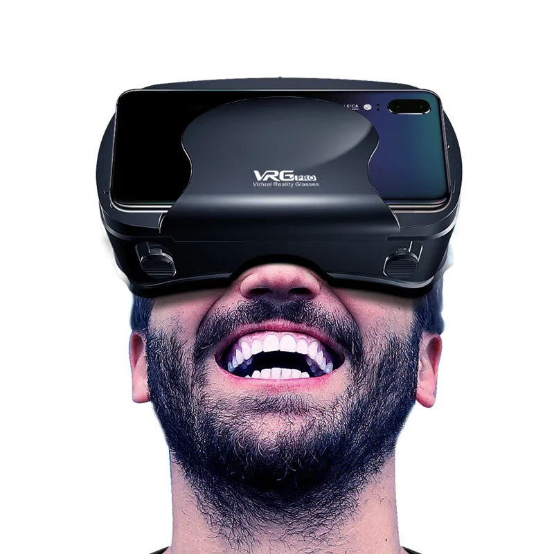 نظارات الواقع الافتراضي VRG Pro VR، أجهزة سماعات الواقع الافتراضي Viar 3D، نظارات خوذة، عدسات ذكية للهواتف الذكية، هواتف محمولة بحجم 5-7 بوصات