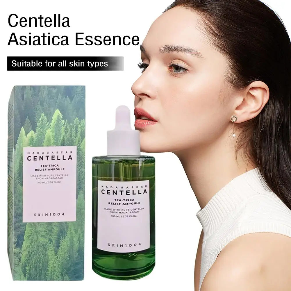 100ml Centella Asiatica Essence Hydrating Repairing Moisturizing Brightening Face Serum Daily Skin Care Solution