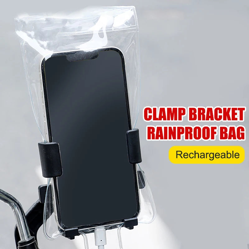 Set of 5 Waterproof Clear Phone Covers Perfect for Biking & Motorcycling With Touchable Screen
