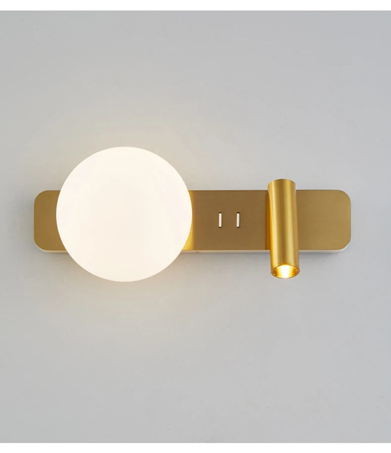 مصباح حائط LED بجانب السرير في غرفة النوم، مصباح حائط بسيط إبداعي قابل للتعديل، ممرات غرفة المعيشة الحديثة، أريكة، خلفية تلفزيون، أضواء جدارية