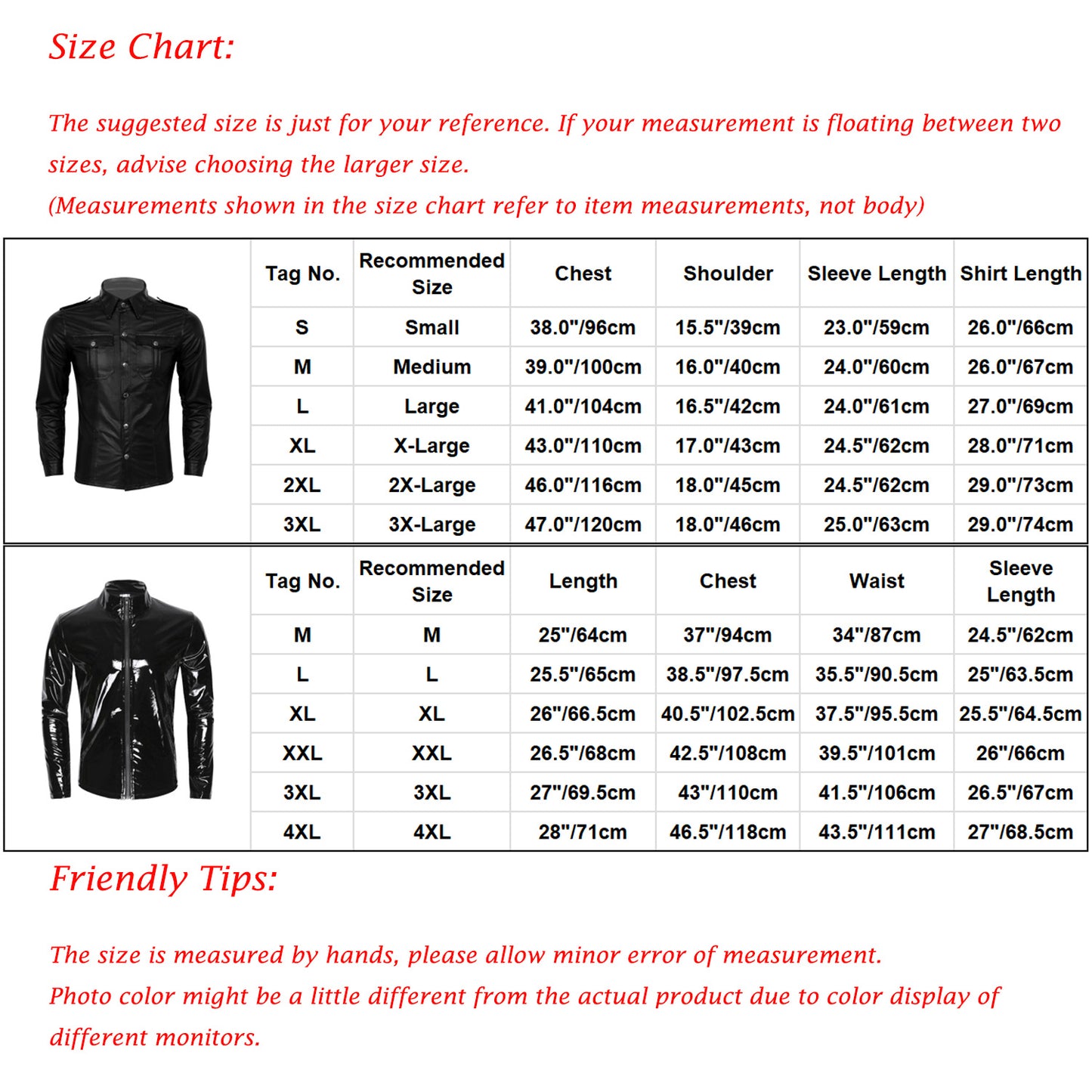 Fashion Nightclub Wear Men Men's Dress Shirts Trend Wet Look Patent Leather Long Sleeve Slim Fit T-shirt Top Coat Cosplay